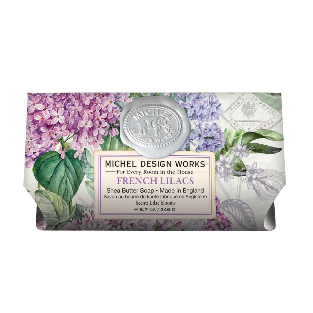 French Lilacs Large Bath Soap Bar | Michel Design Works | Dream Weaver