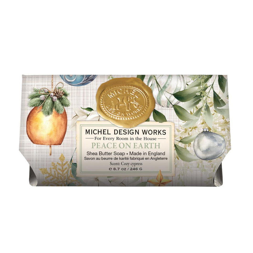 Peace on Earth Large Bath Soap Bar | Michel Design Works