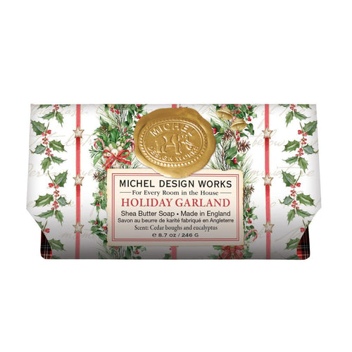 Holiday Garland Large Bath Soap Bar | Michel Design Works|Dream Weaver