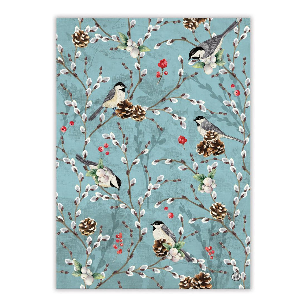 Winterberry & Balsam Kitchen Towel | Michel Design Works