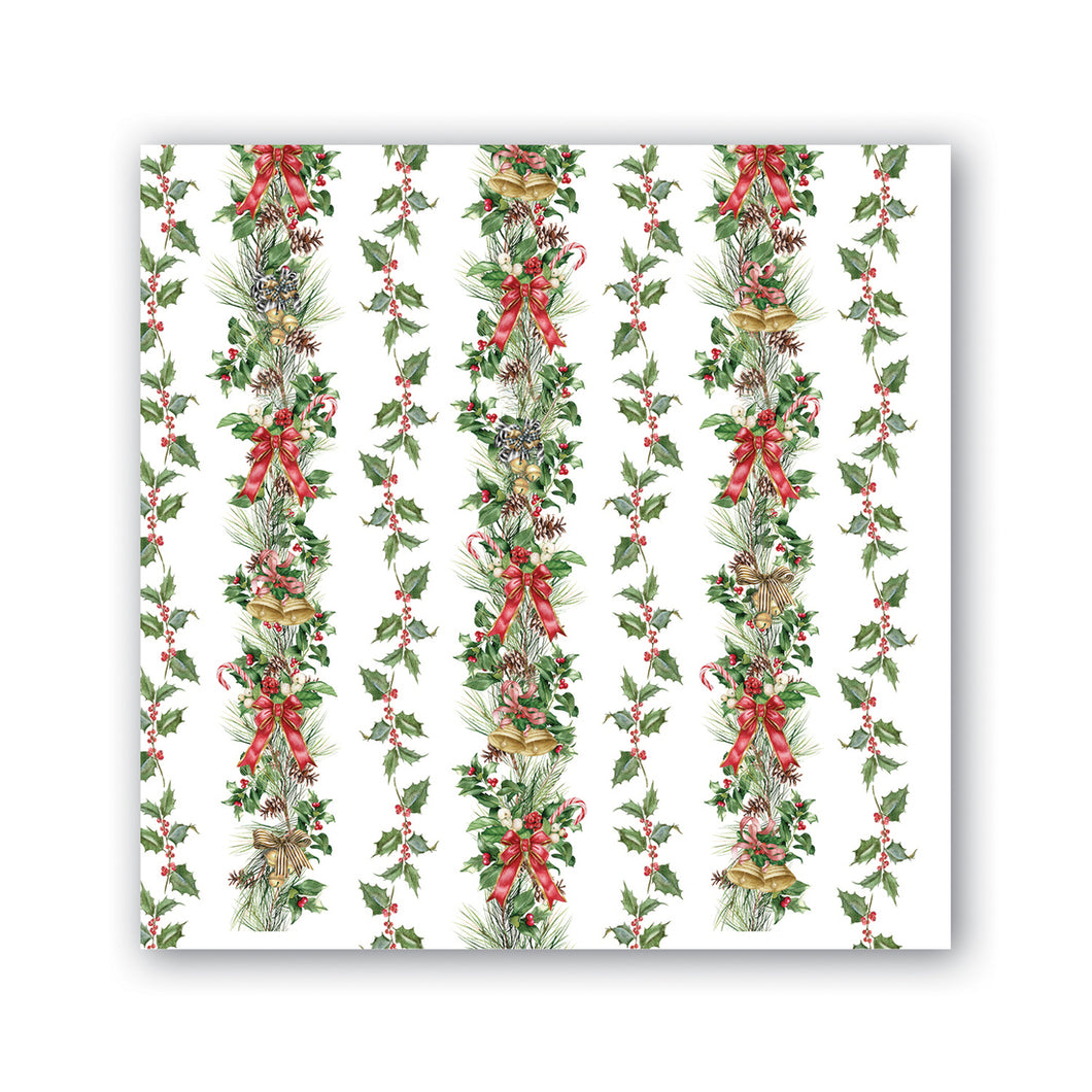 Holiday Garland Cocktail Napkin | Michel Design Works | Dream Weaver