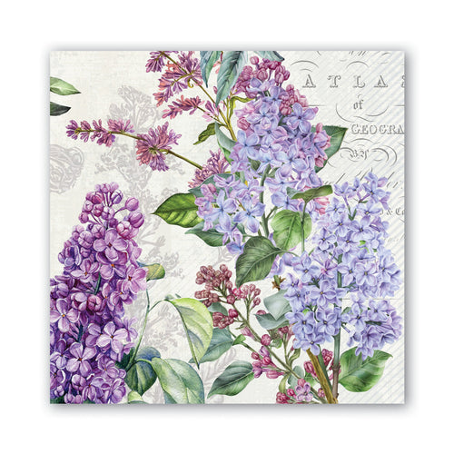 French Lilacs Luncheon Napkin | Michel Design Works | Dream Weaver