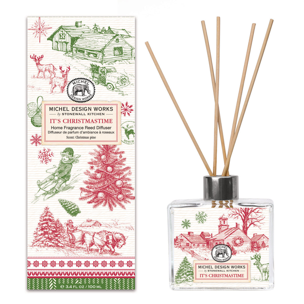 It's Christmastime Home Fragrance Reed Diffuser | Michel Design Works