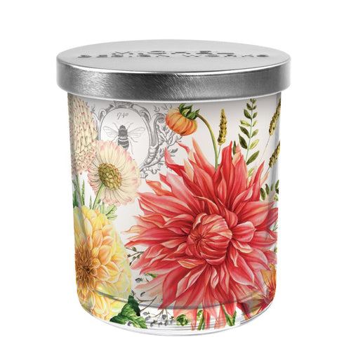 Dahlias Scented Jar Candle | Michel Design Works