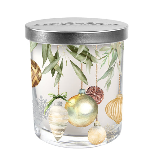 Peace on Earth Glass Jar Candle