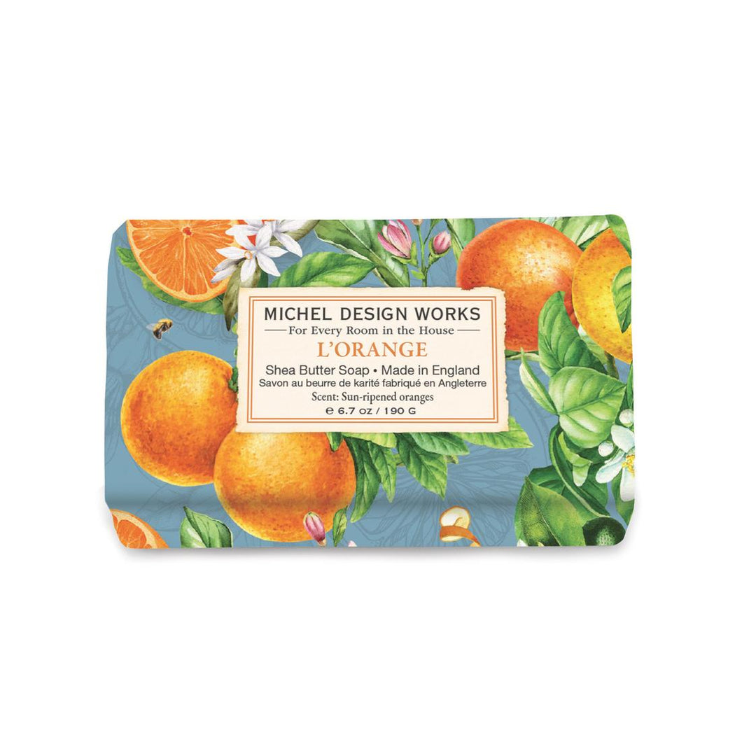 L'Orange Medium Bath Soap Bar | Michel Design Works | Dream Weaver