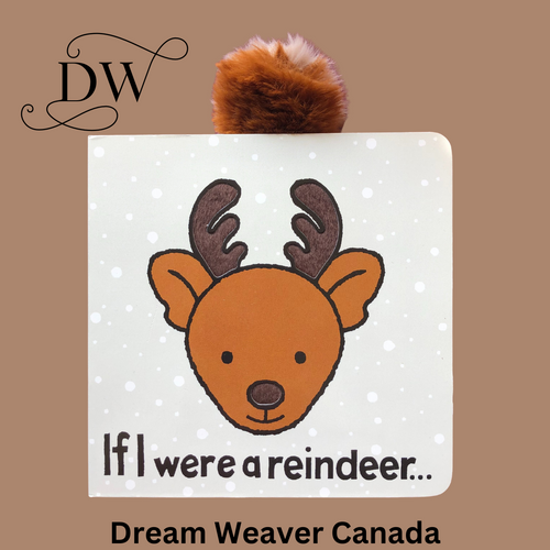 If I Were a Reindeer Book | Brown with Tail | Jellycat
