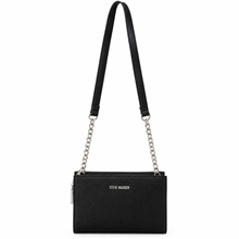 Charger l'image dans la galerie, Steve Madden Black Crossbody Wallet Bag – Pre-Loved
