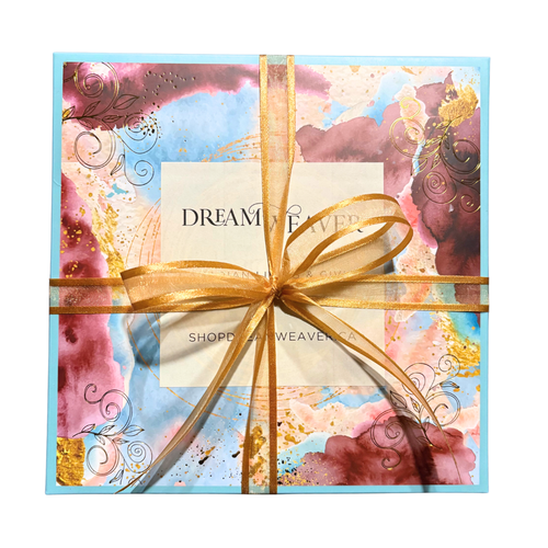 Blue, Burgundy & Gold Gift Wrap | Large | Dream Weaver Canada