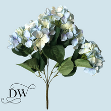 Load image into Gallery viewer, Blue and Cream Hydrangea Bush
