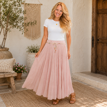Load image into Gallery viewer, Blush Sideknot Silky Tee | Dream Weaver Canada2

