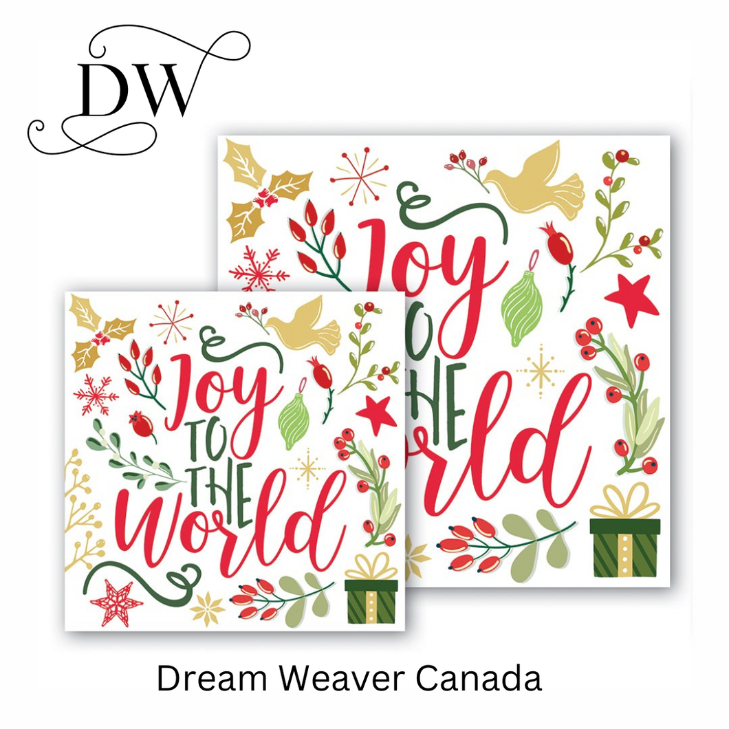 Joy to the World Napkin Bundle | Michel Design Works