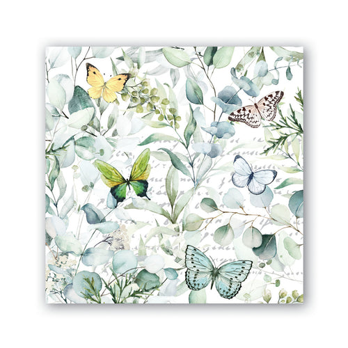 Butterfly Fields Luncheon Napkin | Michel Design Works | Dream Weaver