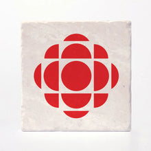 Load image into Gallery viewer, CBC Logo Marble Coasters | Set of 4 assorted
