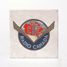 Charger l&#39;image dans la galerie, CBC Radio 1940 Retro Marble Coasters
