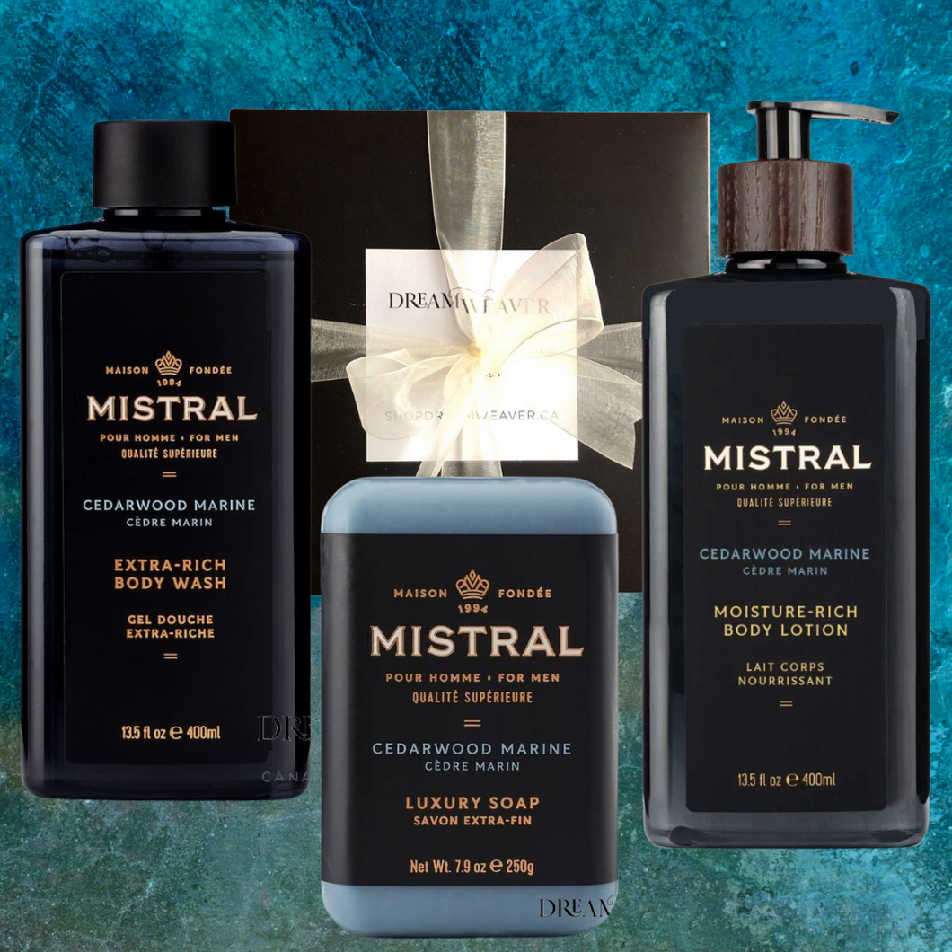 Mistral Cedarwood Marine Gift Box | Medium