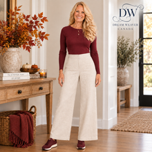 Load image into Gallery viewer, Sand Hemp Wide Leg Pants | Made in Canada
