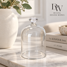 Charger l'image dans la galerie, Clear Glass Cloche Display Dome – 6" DW
