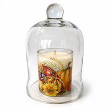 Load image into Gallery viewer, Clear Glass Cloche Display Dome – 8" Pumpkin Prize
