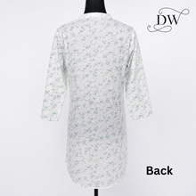 Charger l'image dans la galerie, Cornflower Cotton Tunic Coverup  back
