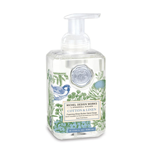 Cotton & Linen Foaming Soap | Michel Design Works | Dream Weaver Canada
