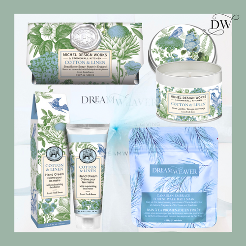 Cotton & Linen Gift Box | Michel Design Works | Dream Weaver Canada