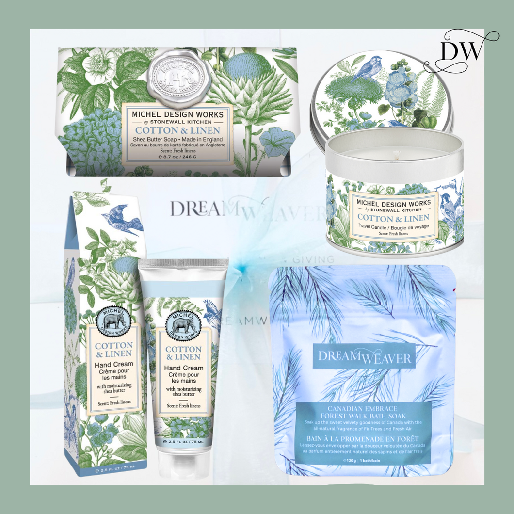 Cotton & Linen Gift Box | Michel Design Works | Dream Weaver Canada