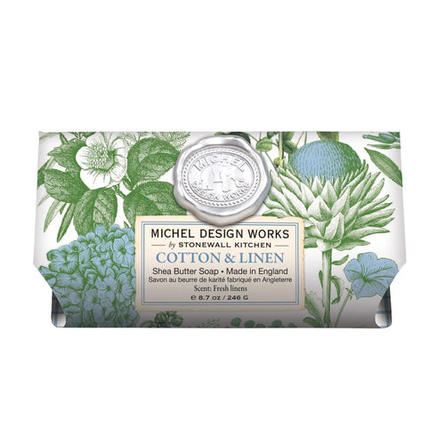 Cotton Linen Large Bath Soap Bar