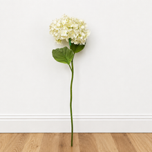 Charger l'image dans la galerie, Cream Hydrangea Floral Stem – 27"
