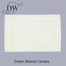 Load image into Gallery viewer, Cream with Metallic Gold Shimmer Placemat

