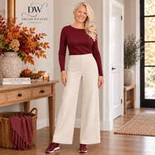 Load image into Gallery viewer, Crew Neck Cotton Sweater | Merlot | Parkhurst DW
