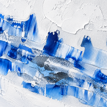 Load image into Gallery viewer, Deep Blue Sea | Large Textured Abstract Ocean Canvas Wall Art 3

