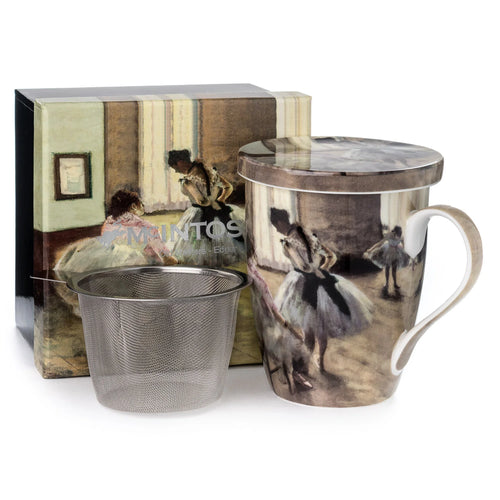Degas Dance Lesson Tea Mug with Lid