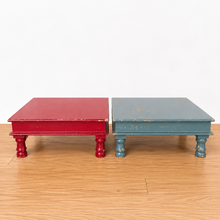 Load image into Gallery viewer, Distressed Wood Display Riser / Low Table –  | Dream Weaver  front 1
