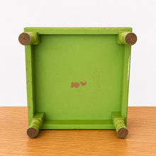 Load image into Gallery viewer, Distressed Wood Display Riser / Low Table – Green 3
