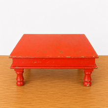 Charger l'image dans la galerie, Distressed Wood Display Riser / Low Table – Orange 2
