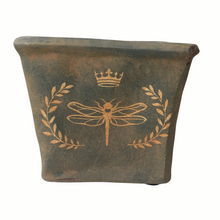 Charger l&#39;image dans la galerie, Dragonfly Crest Planter - Small front
