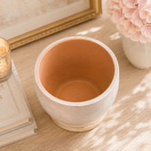 Charger l'image dans la galerie, French Country Crackle Glaze Lidded Cache Pot | Dream Weaver Canada interior
