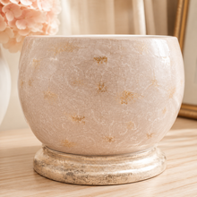 Charger l'image dans la galerie, French Country Crackle Glaze Lidded Cache Pot | Dream Weaver Canada no lide
