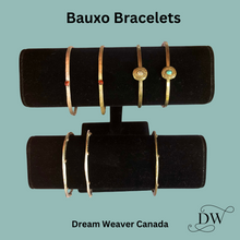 Load image into Gallery viewer, Brass Establish Bracelet with Turquoise Stone | Bauxo
