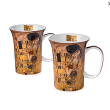 Charger l&#39;image dans la galerie, Gustav Klimt The Kiss | Set of 2 Mugs
