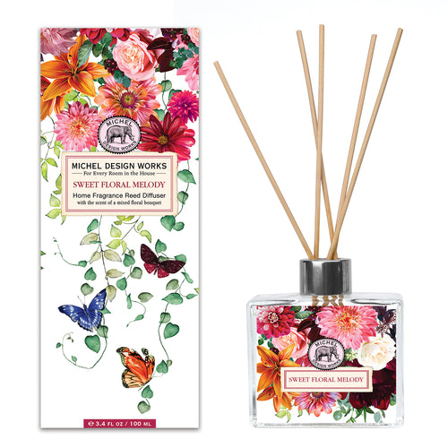 Sweet Floral Melody Home Fragrance Reed Diffuser | Michel Design Works