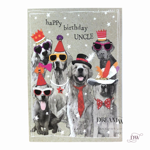 Happy Birthday Uncle | Dogs | Birthday Card1