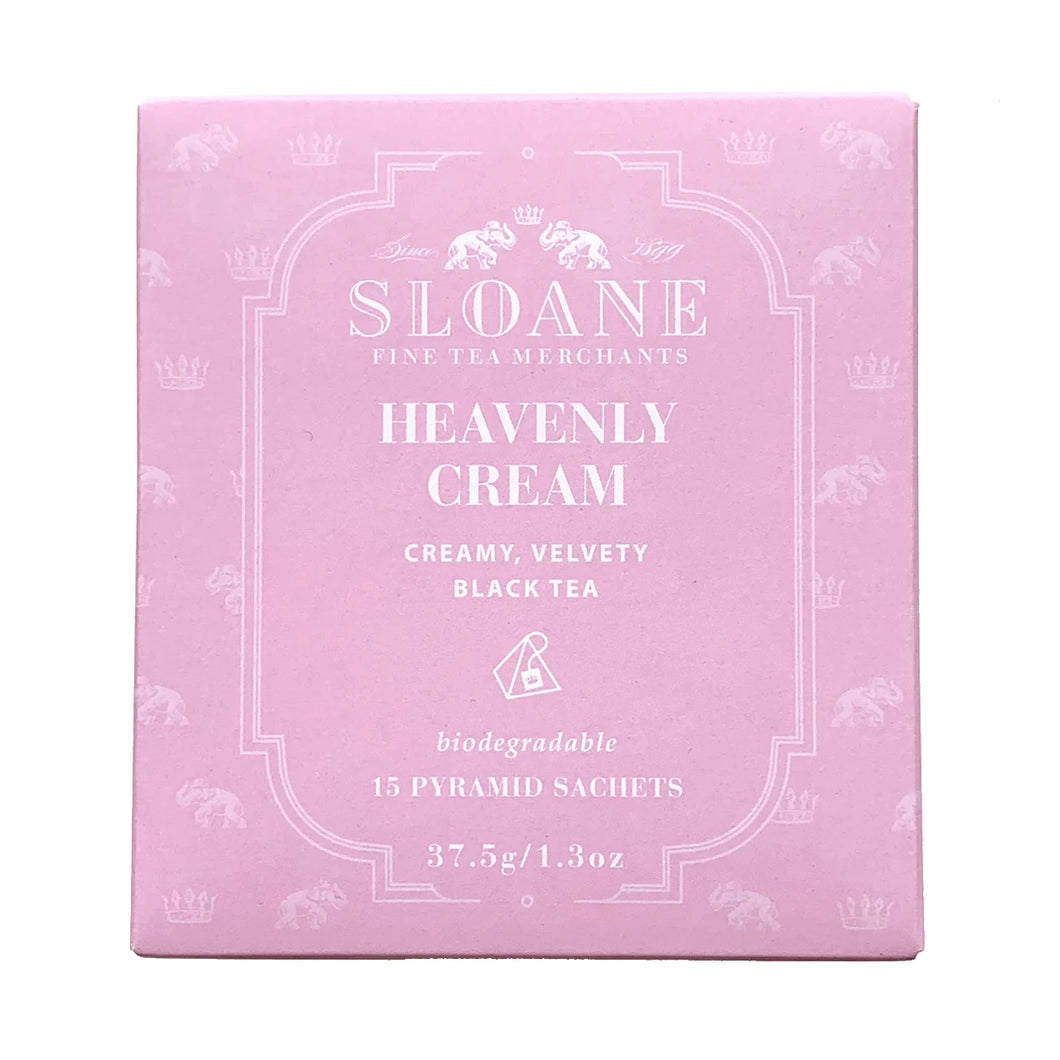 Heavenly Cream Sachet Box | Sloane Tea