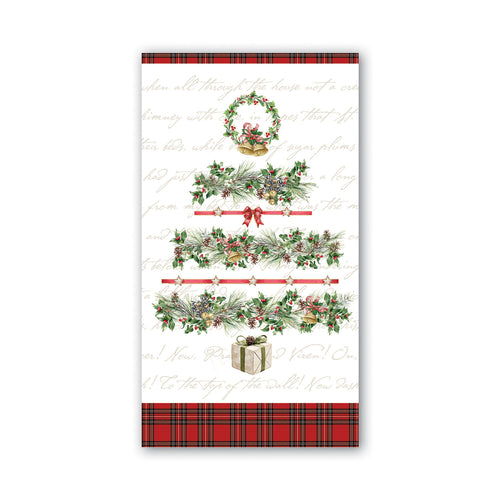 Holiday Garland Hostess Napkins
