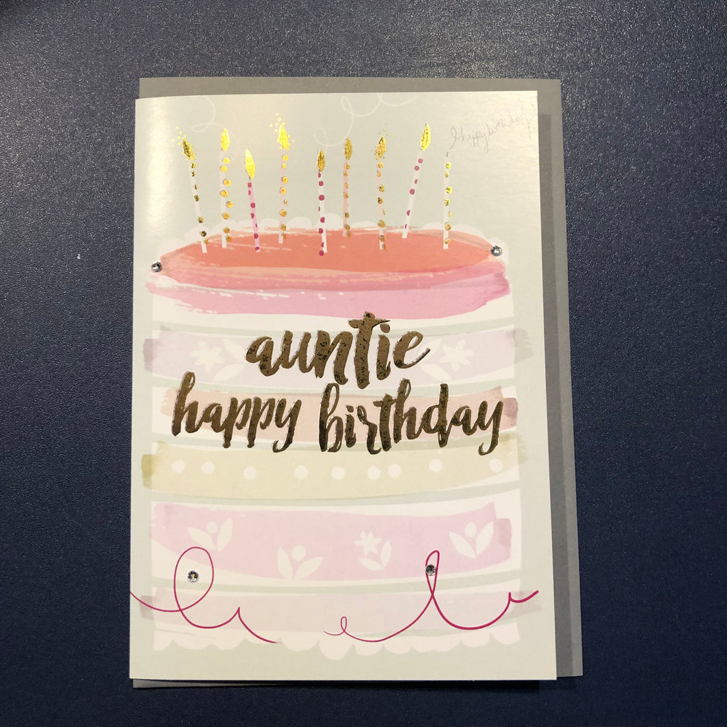 Auntie Happy Birthday | Card