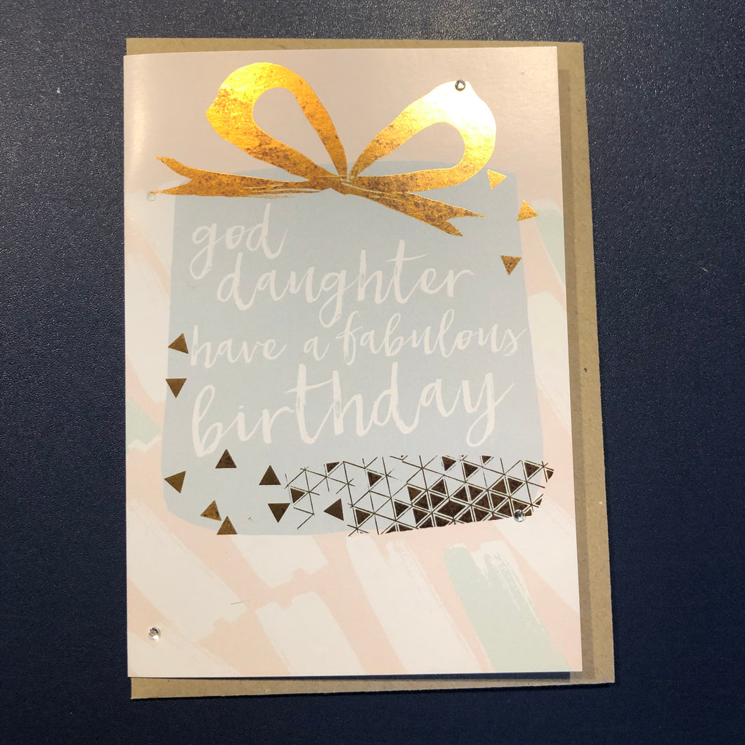 god Daughter Happy Birthday | Card