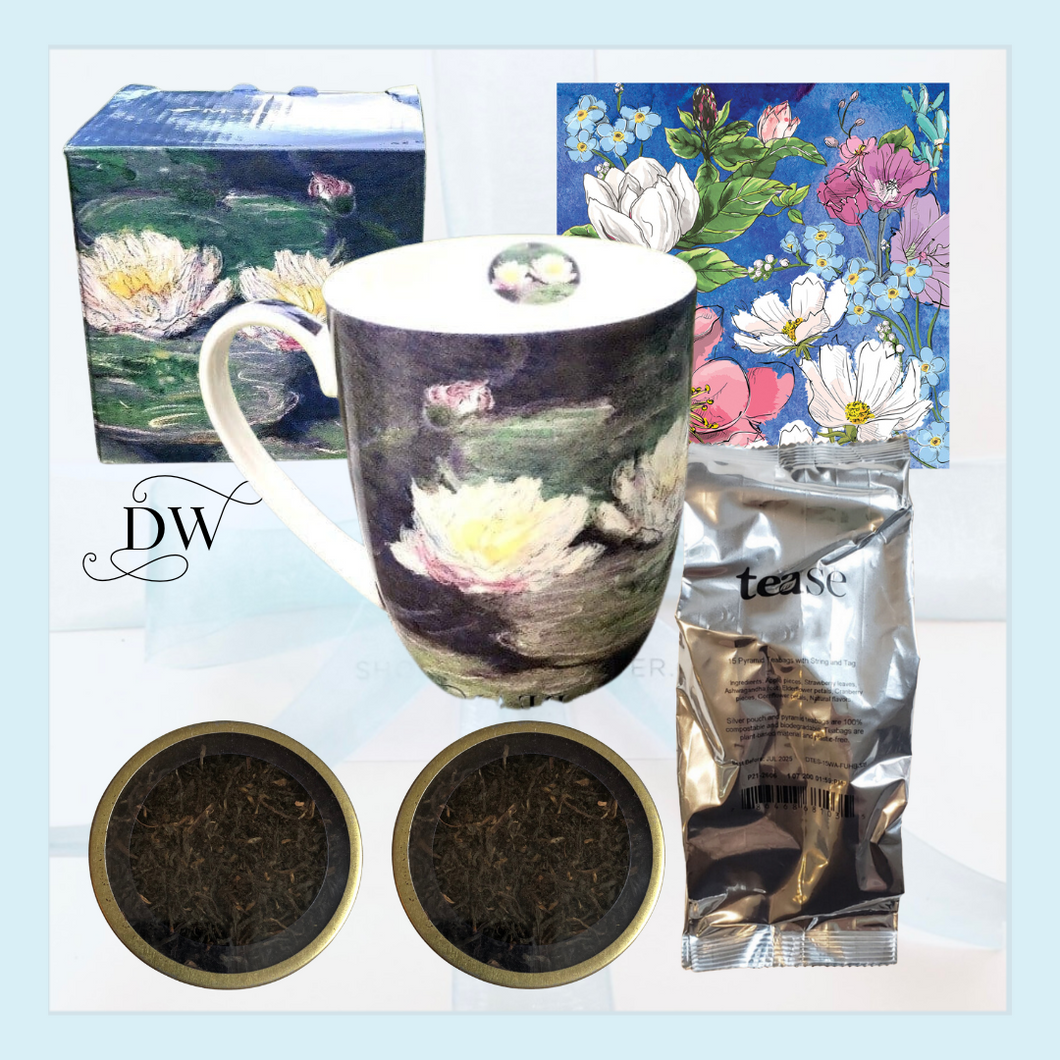 Impressionist Water Lily Mug Gift Box2