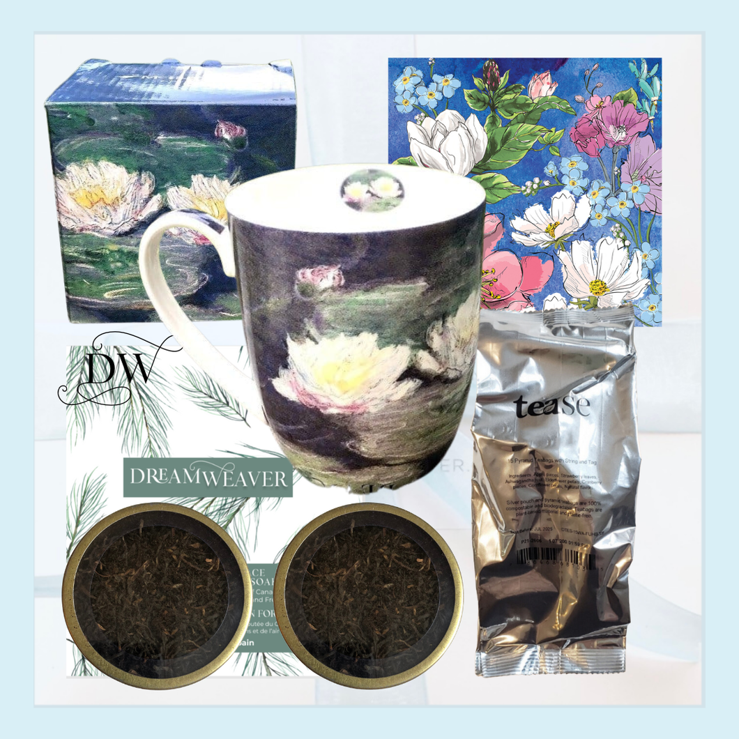 Impressionist Water Lily Mug Gift Box | Dream Weaver Canada