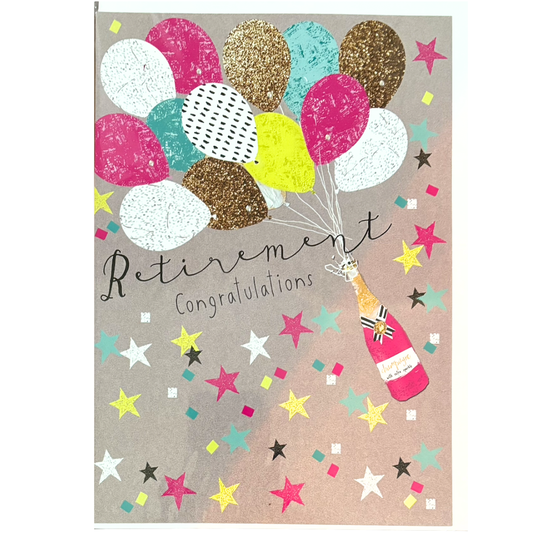 Jumbo Retirement Card | Balloons | Dream Weaver Canada